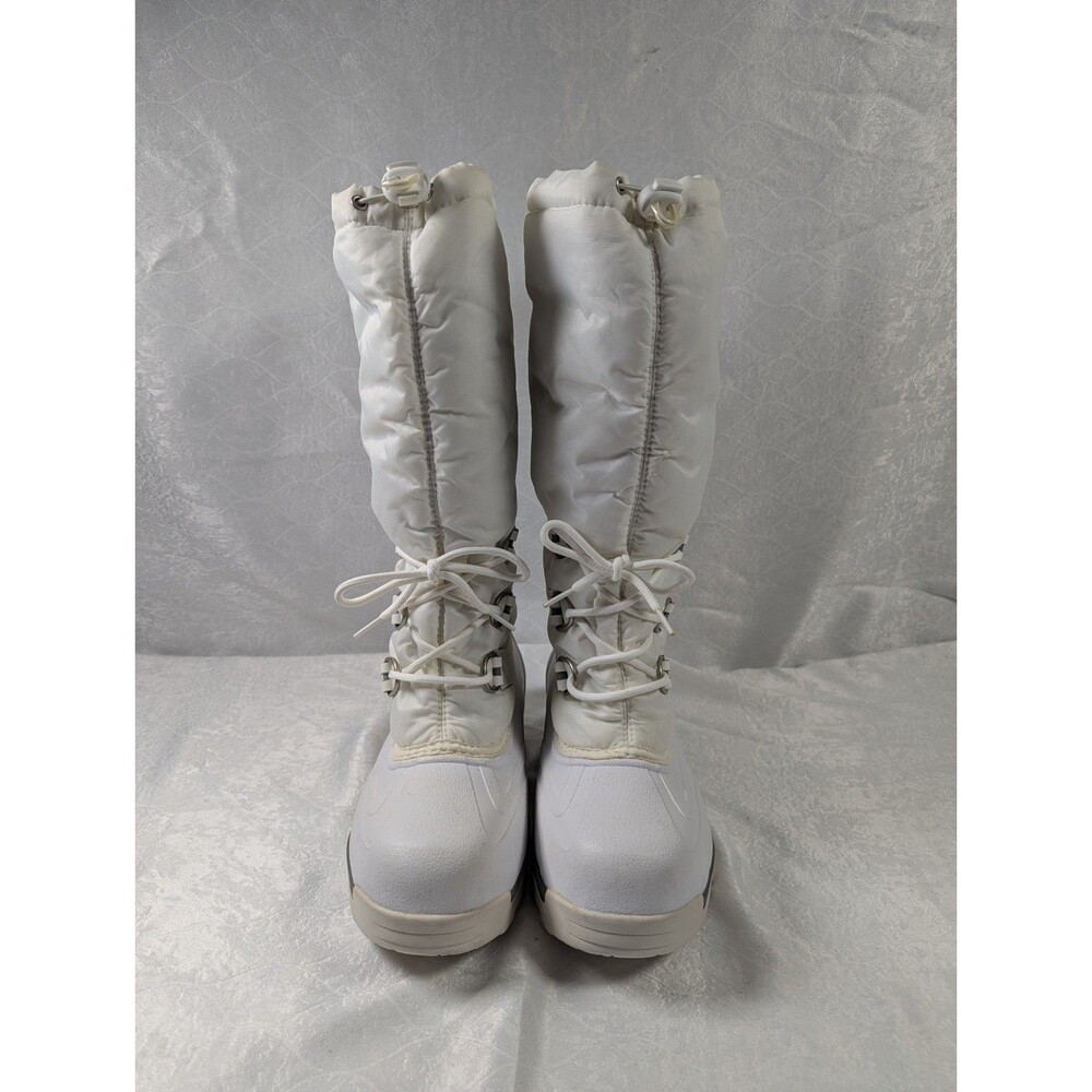 Sorel Snowlion XT Women's Size 11 White Insulated Tall Snow Boots Omni-Heat - Picture 2 of 8